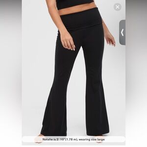 Aerie by OFFLINE OG Foldover High Waisted Super Flare Legging